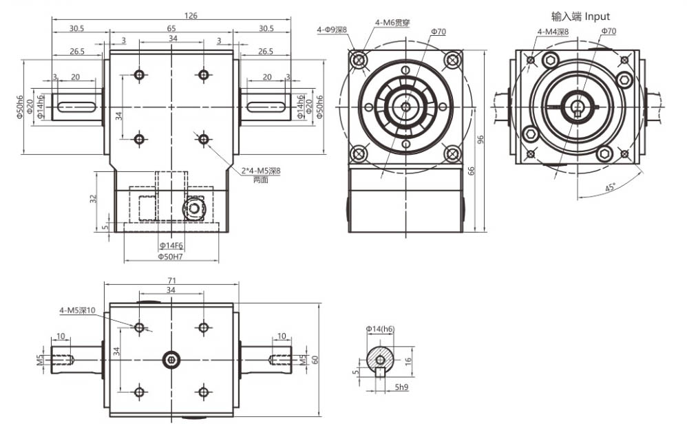 dimensiond of the commutator VDT60-2S