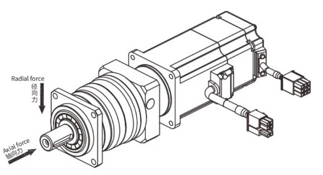 planetary reducer application drawing