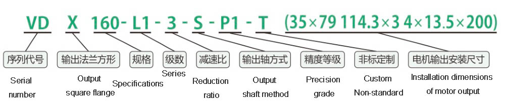 Planetary Reducer Model Description VDX160