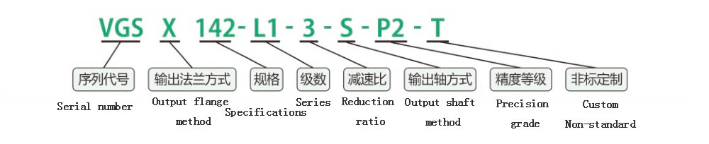 planetary reducer model description VGSX142