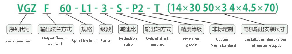 planetary reducer model description VGZF60