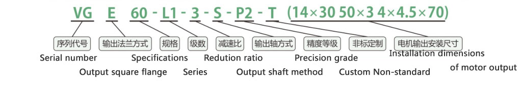 Model Description of Precision Planetary Gearbox VGE60