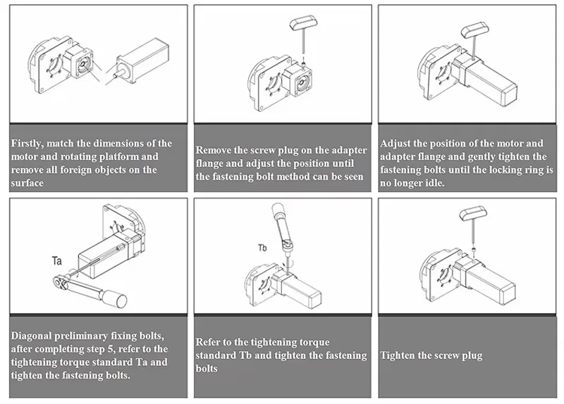 hollow rotary platform installation instructions